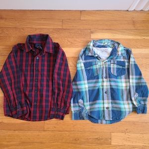 Genuine kids and Nautica long  sleeve shirt